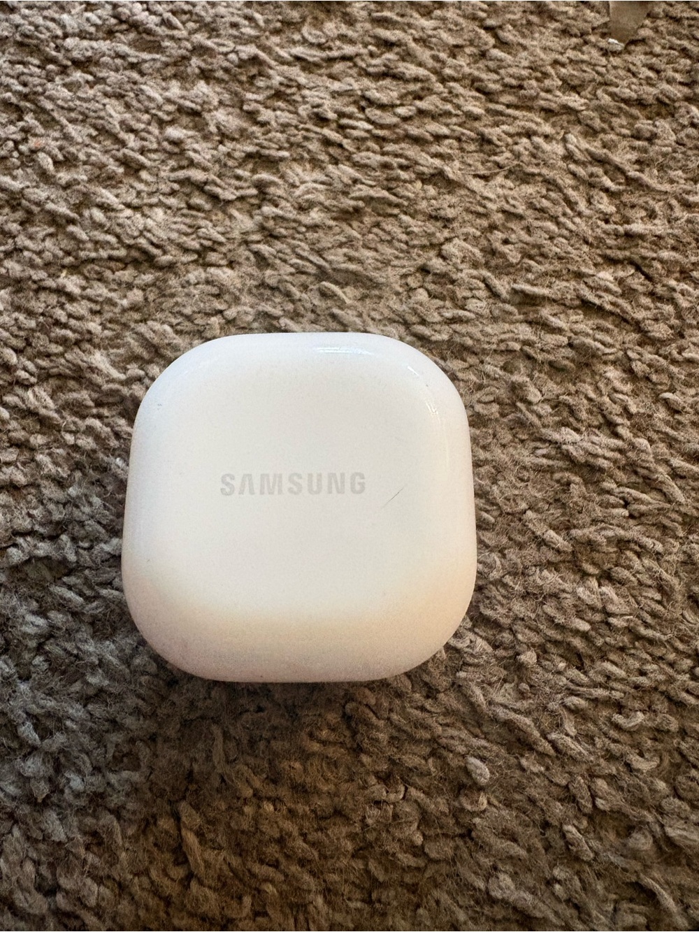 Samsung White Earbud Charging Case